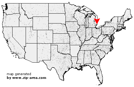 Location of Algonac