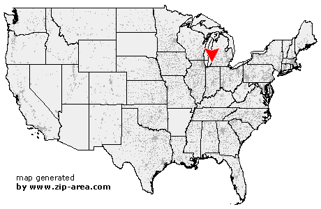 Location of Benton Harbor
