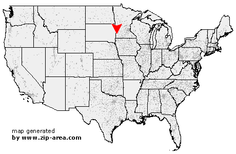 Location of Ruthton