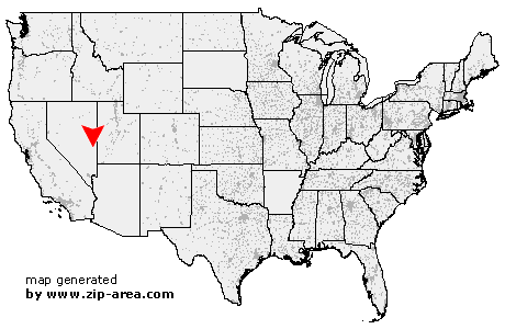 Location of Pioche