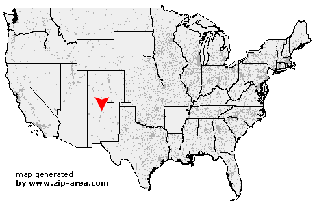 Location of Los Alamos