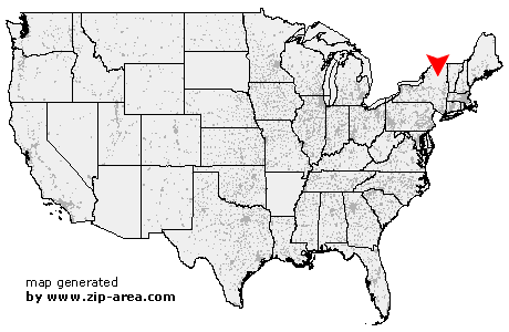 Location of Blue Mountain Lake