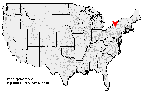 Location of Hornell