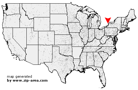 Location of Niagara Falls