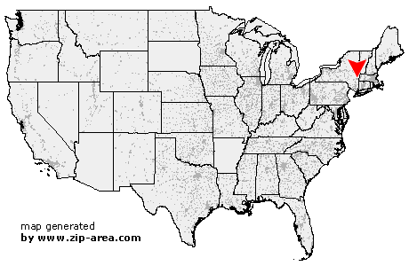 Location of Stuyvesant Falls