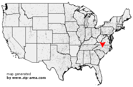 Location of Asheboro