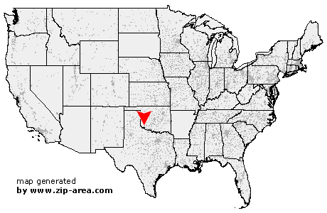 Location of Altus AFB