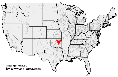 Location of Kiowa