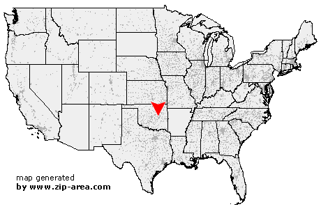 Location of Okemah