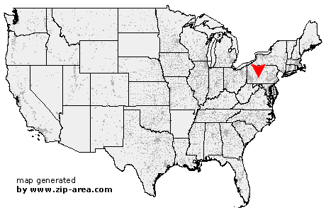 Location of Roaring Spring