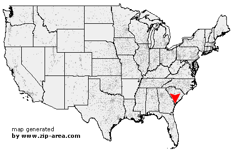 Location of Bluffton