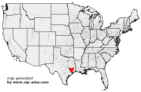 Location of Angleton