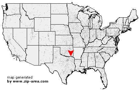 Location of Arthur City