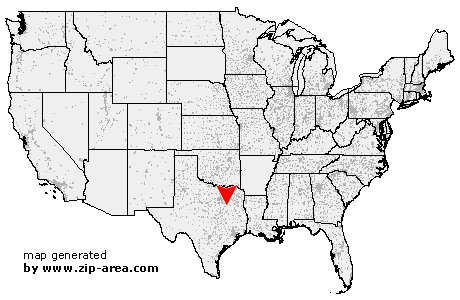 Location of Kerens