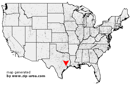 Location of Sugar Land
