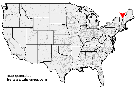 Location of Saint Johnsbury Center