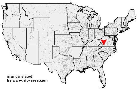 Location of Austinville