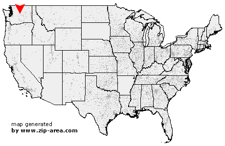 Location of East Wenatchee