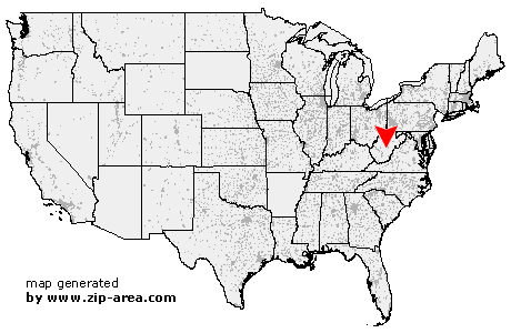 Location of Camden on Gauley