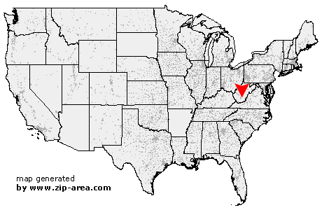 Location of Green Sulphur Springs